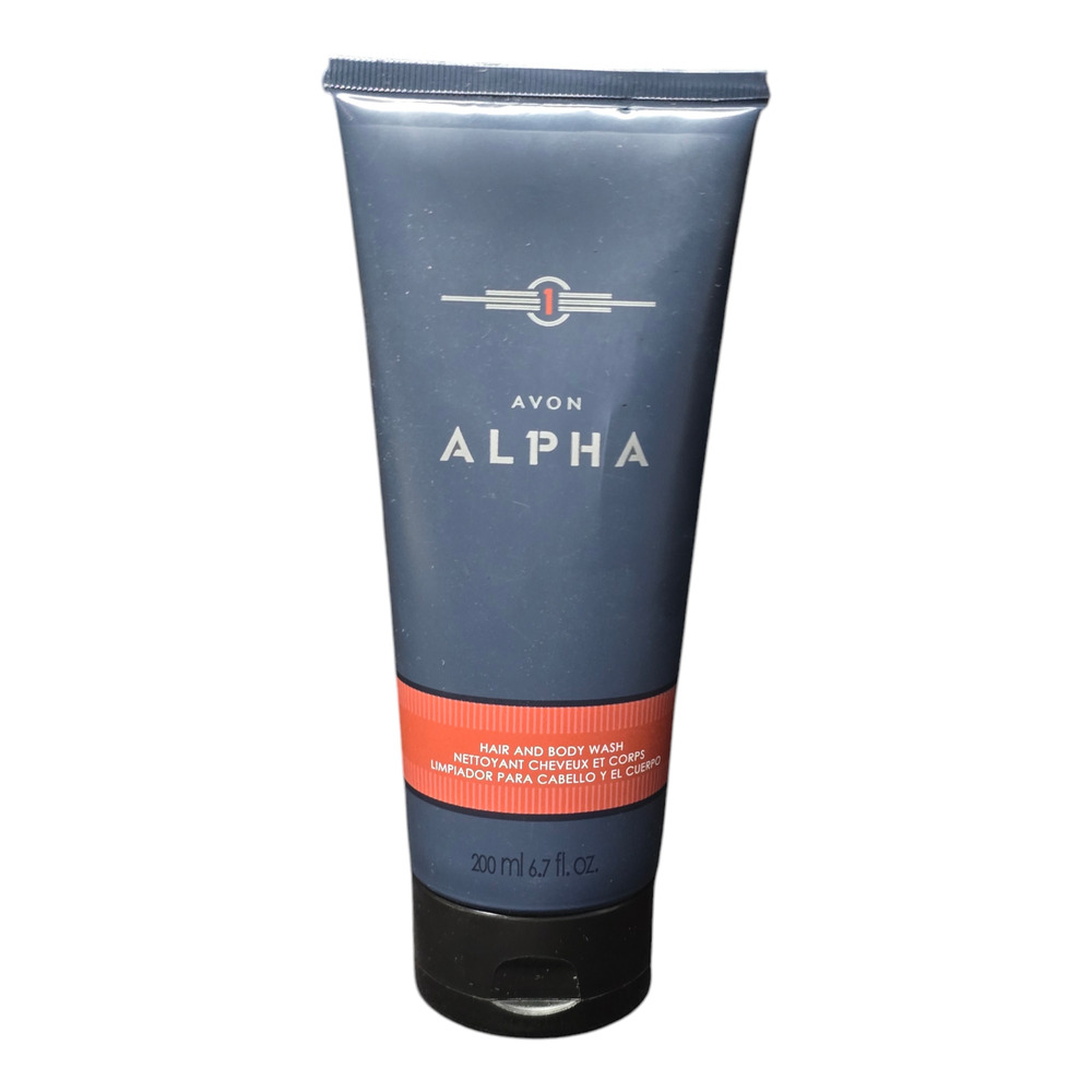 Avon Alpha For Him Hair And Body Wash 6.7 oz. Men's Body Care